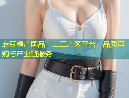 麻豆精产国品一二三产区平台：品质直购与产业链服务